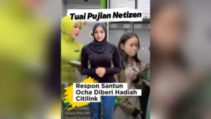 Reaksi Santun Ocha Dapat Hadiah Dari Citilink di Dalam Pesawat - Tuai Pujian Netizen! Begini Reaksi Ocha