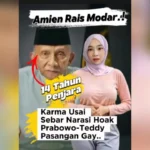 Viral Video Amien Rais Tentang Hubungan Prabowo Dan Teddy, Akhirnya Di Respon Kondigi. Amin Rais Kembali Nyonyor