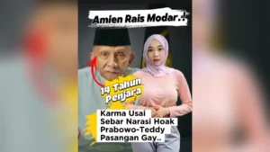 Viral Video Amien Rais Tentang Hubungan Prabowo Dan Teddy, Akhirnya Di Respon Kondigi. Amin Rais Kembali Nyonyor