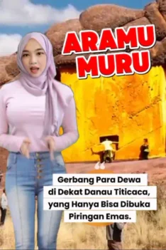 Gerbang Pintu Batu Dekat Danau Titicaca Aramu Muru: Gerbang Pintu Batu Aramu Muru Yang Hanya Bisa Dibuka Piringan Emas
