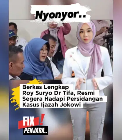Roy Suryo Dan Tifa Hadapi Persidangan - Berkas Lengkap Roy Suryo Dan Tifa Resmi Segera Hadapi Persidangan Kasus Ijazah Jokowi
