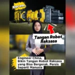 Engineer China Bikin Tangan Robot Raksasa yang Bisa Bergerak Persis Seperti Manusia