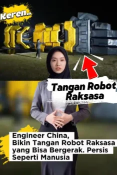 Engineer China Bikin Tangan Robot Raksasa yang Bisa Bergerak Persis Seperti Manusia