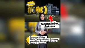 Engineer China Bikin Tangan Robot Raksasa yang Bisa Bergerak Persis Seperti Manusia