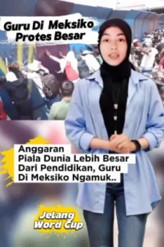 Wordld Cup Meksiko - Jelang Wordld Cup Guru Di Meksiko Protes Karena Anggaran Piala Dunia Lebih Besar Dari Pendidikan