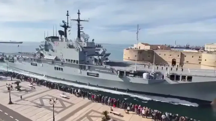 Kapal Induk ITS Giuseppe Garibaldi, Kapal Induk Pertama Indonesia Segera Dikirim Dari Italia, Persiapan Dipercepat