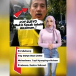 Pendukung Roy Suryo Ikut Demo Tapi Nyanyinya Bukan Prabowo Justru Jokowi. Kocak Pendukung Roy Suryo Ikut Demo
