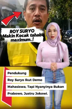 Pendukung Roy Suryo Ikut Demo Tapi Nyanyinya Bukan Prabowo Justru Jokowi. Kocak Pendukung Roy Suryo Ikut Demo