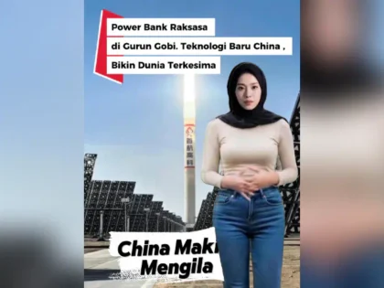 Power Bank Raksasa di Gurun Gobi. Teknologi Baru China Ini, Bikin Dunia Terkesima
