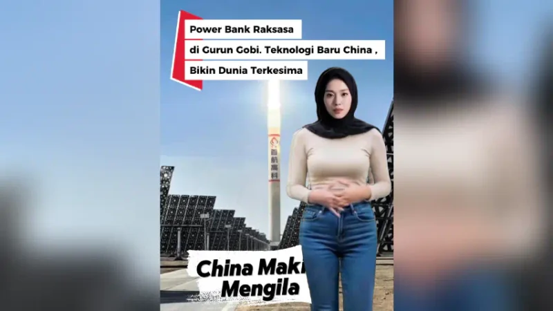 Power Bank Raksasa di Gurun Gobi. Teknologi Baru China Ini, Bikin Dunia Terkesima