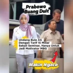 Bule AS Motivator MBG - Prabowo Buang Duit! Undang Bule AS Dengan Tarif Miliaran Sekali Seminar Hanya Jadi Motivator