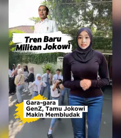 Tamu Jokowi Membludak! Gara-Gara GenZ Dance Kicau Mania Di Rumah Jokowi. Tren Baru di Rumah Jokowi,