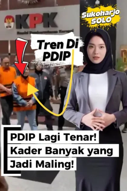 Bupati Sukoharjo Etik suryani Kader PDIP Ditangkap KPK: PDIP Lagi Tenar! kadernya Banyak Jadi Maling