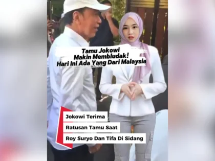 Jokowi Terima Ratusan Tamu Saat Roy Suryo Dan Tifa Disidang