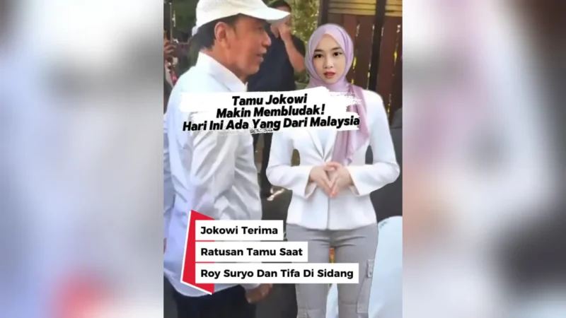 Jokowi Terima Ratusan Tamu Saat Roy Suryo Dan Tifa Disidang