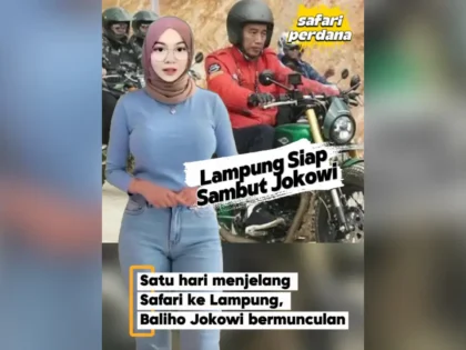 Lampung Siap Sambut Jokowi. Satu Hari Menjelang Safari ke Lampung, Warga Masih Padati Rumah Jokowi