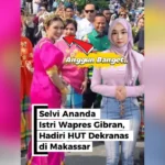 Tampil Anggun, Selvi Ananda Istri Wapres Gibran Hadiri HUT Dekranas di Makassar