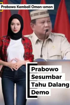 Prabowo Kembali Omon-omon! Prabowo Sesumbar Tahu Dalang Demo - Prabowo Tahu Demo Dibayar?