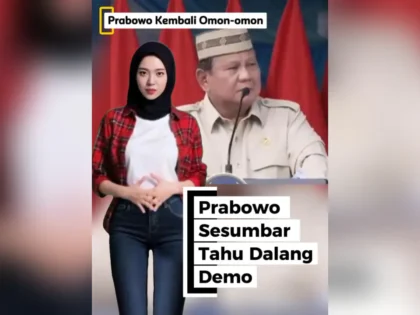 Prabowo Kembali Omon-omon! Prabowo Sesumbar Tahu Dalang Demo - Prabowo Tahu Demo Dibayar?