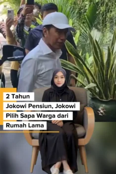 2 Tahun Jokowi Pensiun, Jokowi Pilih Sapa Warga dari Rumah Lama