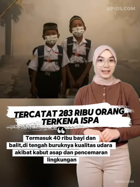 TERCATAT 283 RIBU ORANG TERKENA ISPA