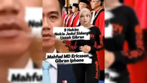 Jadi bahan lelucon di TikTok - 9 Hakim Nokia Jadul MA Sidang Ijazah Gibran