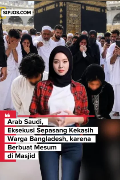 Arab Saudi Eksekusi Sepasang Kekasih Warga Bangladesh karena Berbuat Asusila di Masjid