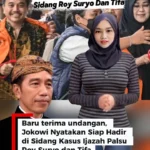 Jokowi Hadir Disidang Roy Suryo Dan Tifa - Jokowi Siap Hadir Disidang Kasus Ijazah Palsu Roy Suryo Dan Tifa