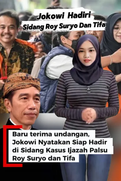 Jokowi Hadir Disidang Roy Suryo Dan Tifa - Jokowi Siap Hadir Disidang Kasus Ijazah Palsu Roy Suryo Dan Tifa