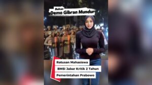 Bukan Demo Gibran Mundur! Ratusan Mahasiswa Kritik