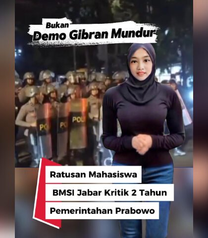 Bukan Demo Gibran Mundur! Ratusan Mahasiswa Kritik