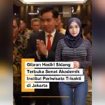 Gibran Hadiri Sidang Terbuka Senat Akademik Institut Pariwisata Trisakti di Jakarta