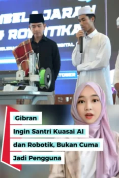 Gibran Ingin Santri Kuasai AI dan Robotik - Gibran Dorong Santri Berinovasi di Bidang Teknologi