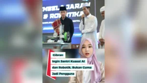 Gibran Ingin Santri Kuasai AI dan Robotik - Gibran Dorong Santri Berinovasi di Bidang Teknologi