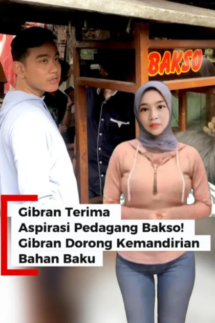 Pedagang Bakso Sowan ke Gibran - Gibran Terima Aspirasi Pedagang Bakso