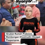 Rombongan Khozinudin Dicegat Paspampres di Rumah Prabowo - Gruduk Rumah Prabowo, Rombongan Khozinudin Dicegat Paspampres