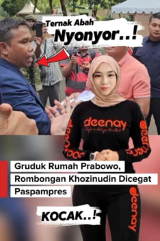 Rombongan Khozinudin Dicegat Paspampres di Rumah Prabowo - Gruduk Rumah Prabowo, Rombongan Khozinudin Dicegat Paspampres