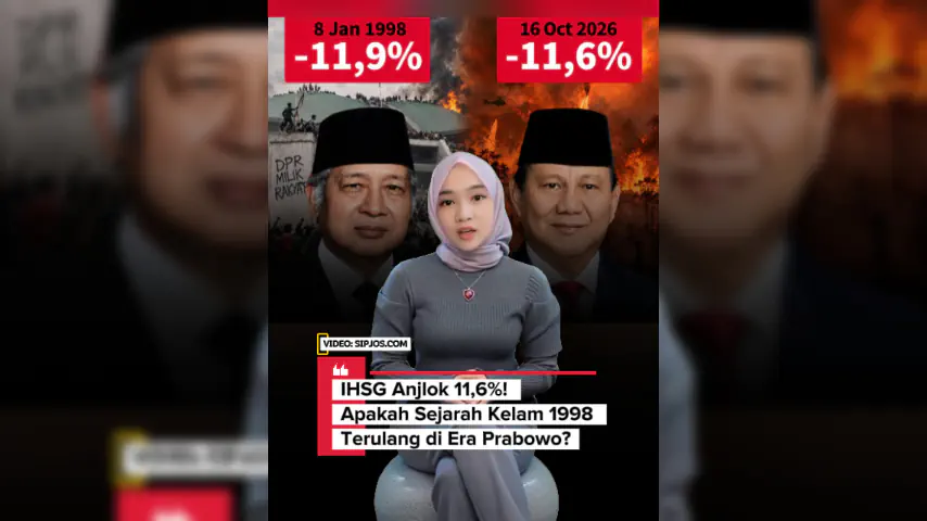 IHSG Turun Tajam, IHSG Anjlok 11,6%! Apakah Sejarah Kelam 1998 Terulang di Era Prabowo IHSG Anjlok
