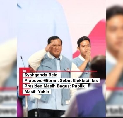 Syahganda Bela Prabowo-Gibran