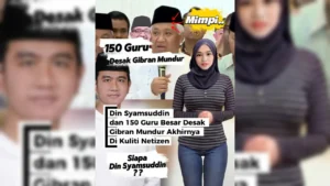 Ingin Gibran Lengser, 150 Guru Besar Desak Gibran Mundur, Mau Makzulkan Gibran, Din Syamsuddin Akhirnya Dikuliti Netizen