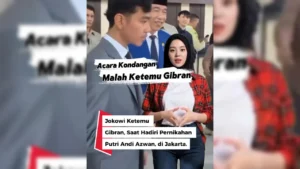 Jokowi dan Gibran Hadiri Pernikahan - Jokowi Ketemu Gibran Saat Hadiri Pernikahan Putri Andi Azwan di Jakarta