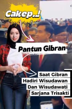 Pantun Gibran, Saat Gibran Hadiri Wisudawan Dan Wisudawati Sarjana Trisakti