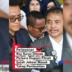 Eksepsi Roy Suryo Ditolak! Perlawanan Roy Suryo Ditolak, Perkara Dugaan Fitnah Ijazah Jokowi Masuk Tahap Pembuktian