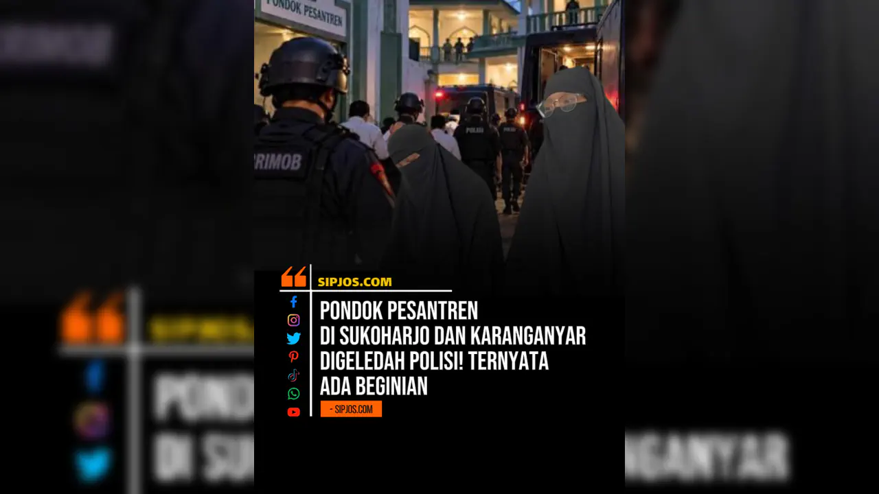 Pondok pesantren di Sukoharjo digeledah polisi - Pondok pesantren Karanganyar digeledah polisi