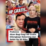 Prabowo Akan Bagi-bagi HP Gratis, Dilengkapi Rekening dan Saldo Rp 50 Ribu