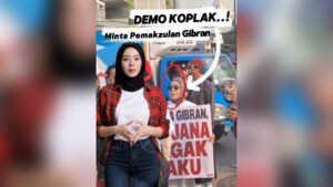 Rakyat Turun ke Jalan Minta Pemakzulan Gibran, Minta Gibran Mundur Ingin Gibran Lengser