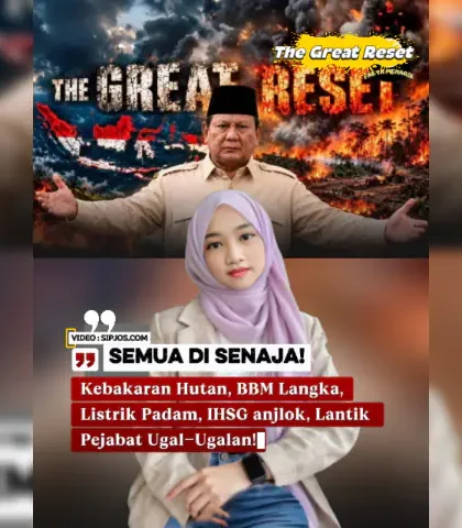 BBM Langka, Karhutla, Blackout, HP Gratis Agenda Prabowo Senaja Bakar Hutan