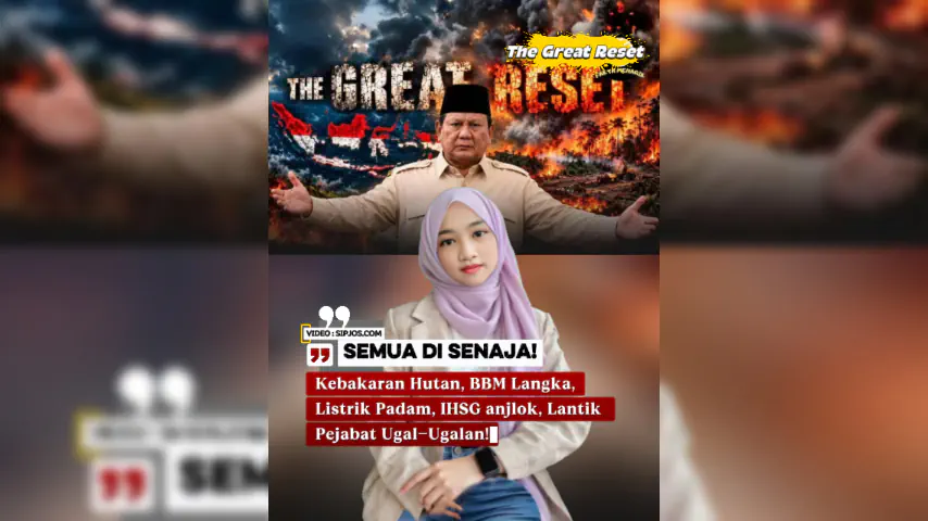 BBM Langka, Karhutla, Blackout, HP Gratis Agenda Prabowo Senaja Bakar Hutan
