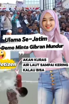 Ulama Se-Jatim Demo Minta Gibran Mundur - Ulama Se-Jatim Minta Gibran Mundur, Emang Bisa Lengserkan Gibran