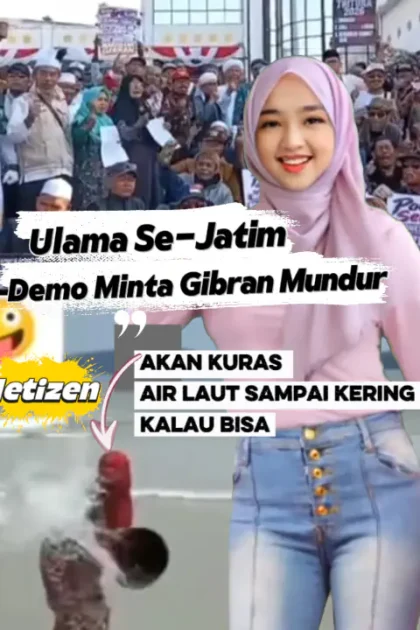 Ulama Se-Jatim Demo Minta Gibran Mundur - Ulama Se-Jatim Minta Gibran Mundur, Emang Bisa Lengserkan Gibran